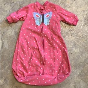 Infant fleece sleep sac